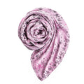 CHARLIE viscose and silk scarf in Pink