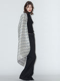 CHARLIE wool and silk scarf in Gray