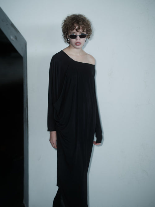 DISRUPTIVE BABE dress  Black Fluid