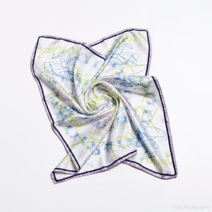 ABOVE THE SKY — Silk Scarf