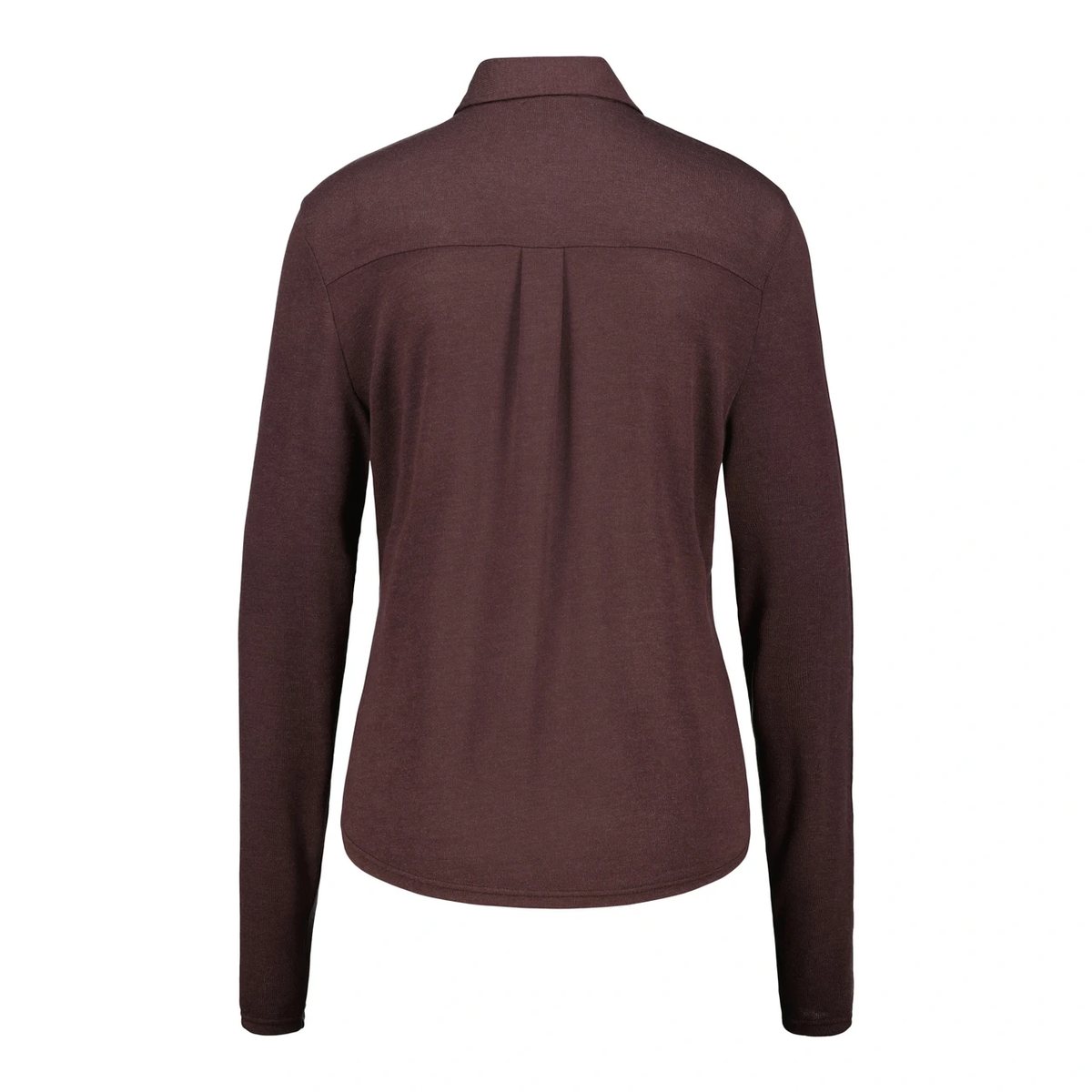 SLEEK VENTURA top in brown by Xenia Joost, back product view
