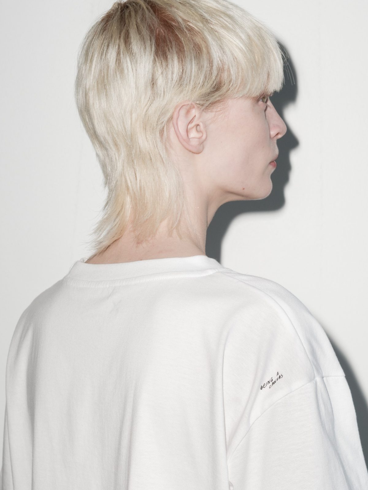 TATTOO oversized unisex T-shirt by Xenia Joost, back view