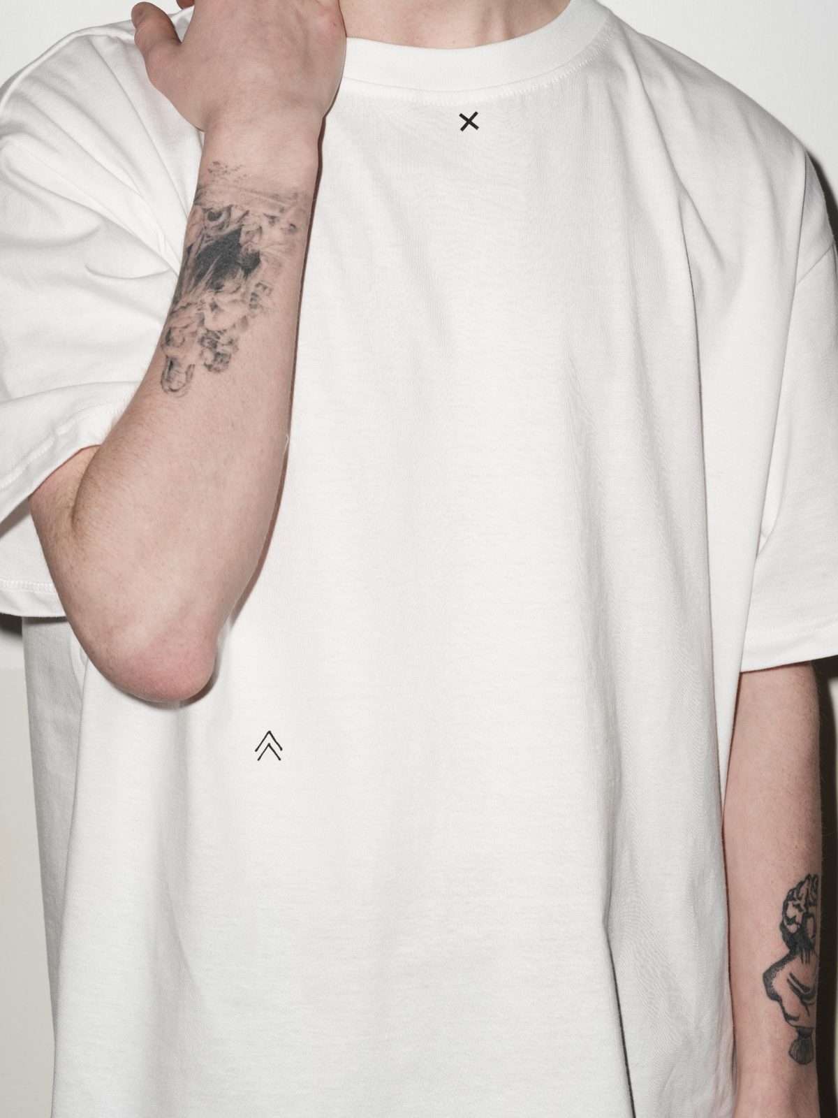 TATTOO oversized unisex T-shirt by Xenia Joost, front view