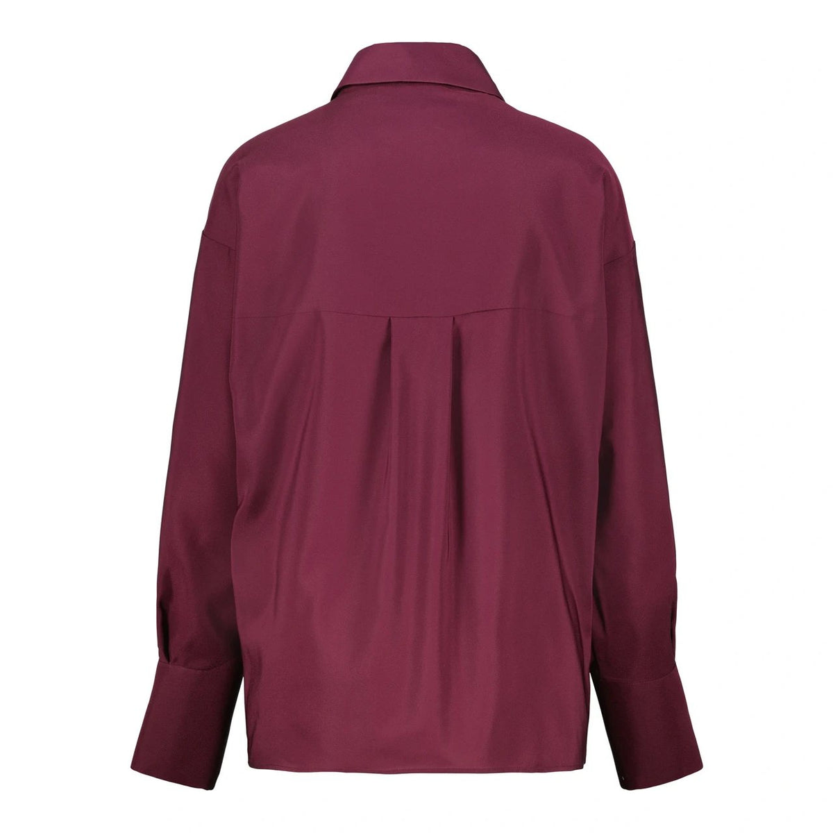 THE STATEMENT SHIRT — Sleeve It Down 002 in purple by Xenia Joost, back view